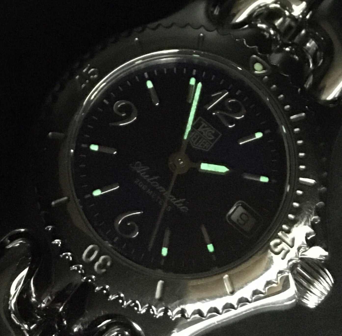 overhauled TAG Heuer SEL WG2311.BA0469 Automatic Women's Date Watch 28mm JP Box