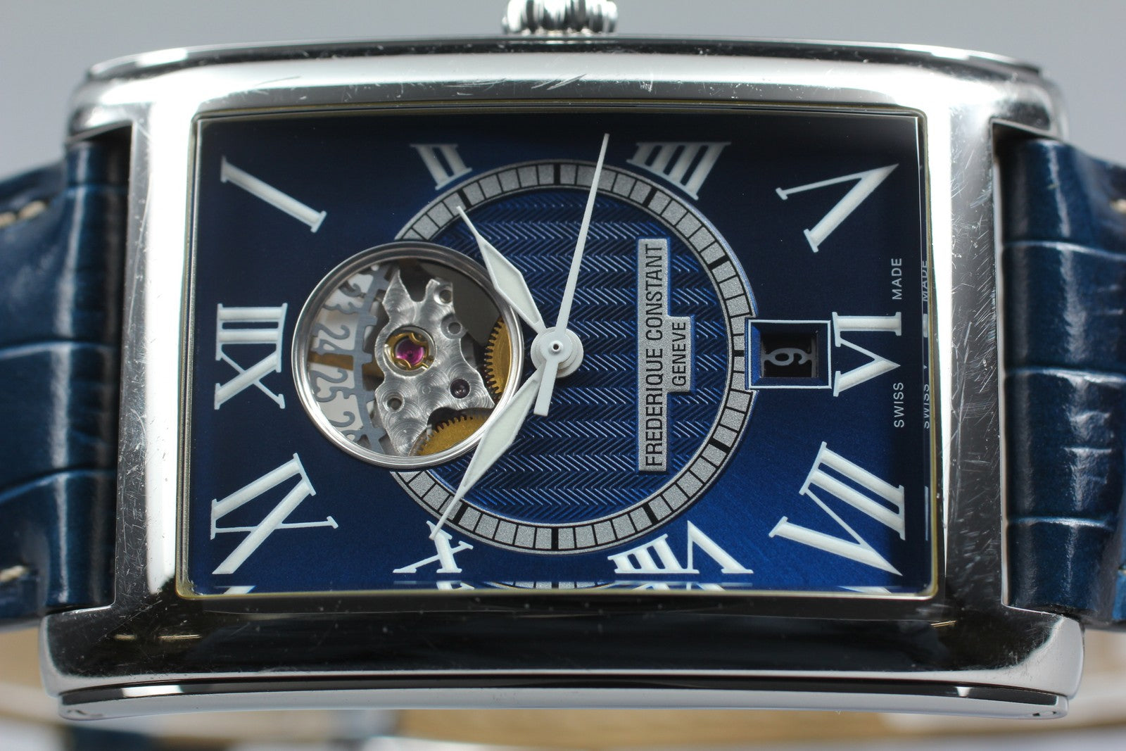 Limited [Exc+5 Box] FREDERIQUE CONSTANT FC-315NS4C26 Blue Automatic Men's Watch