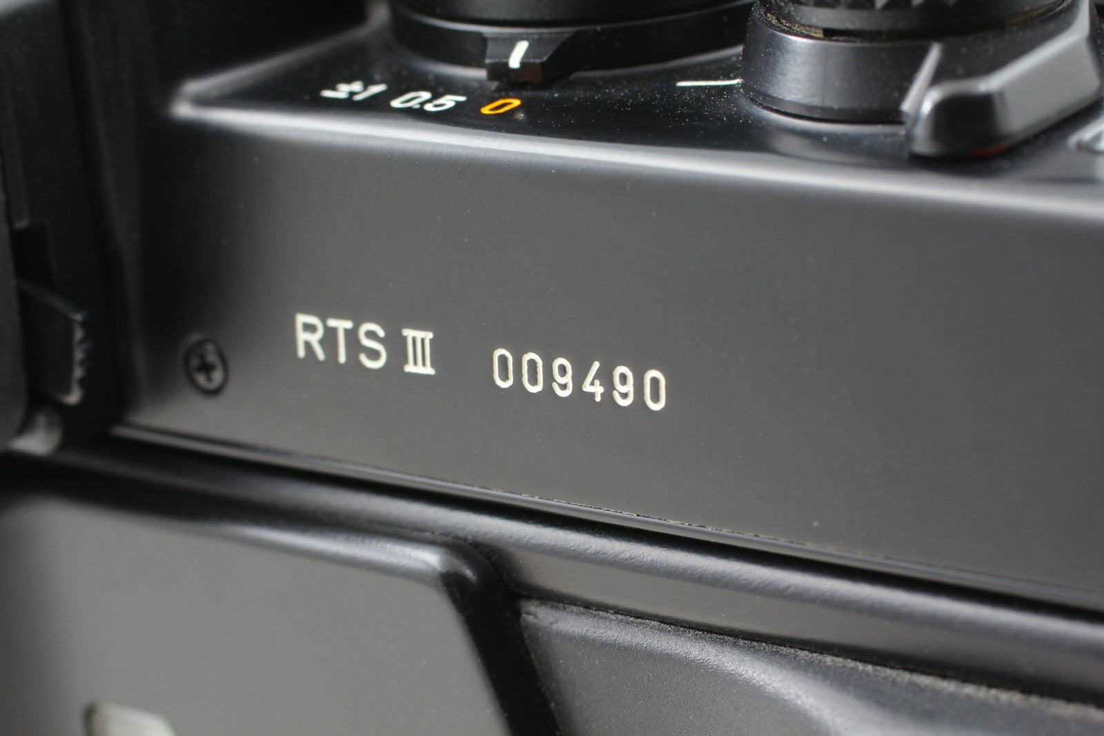 LCD Works [MINT] Contax RTX III RTSIII SLR Film Camera Black Body From JAPAN
