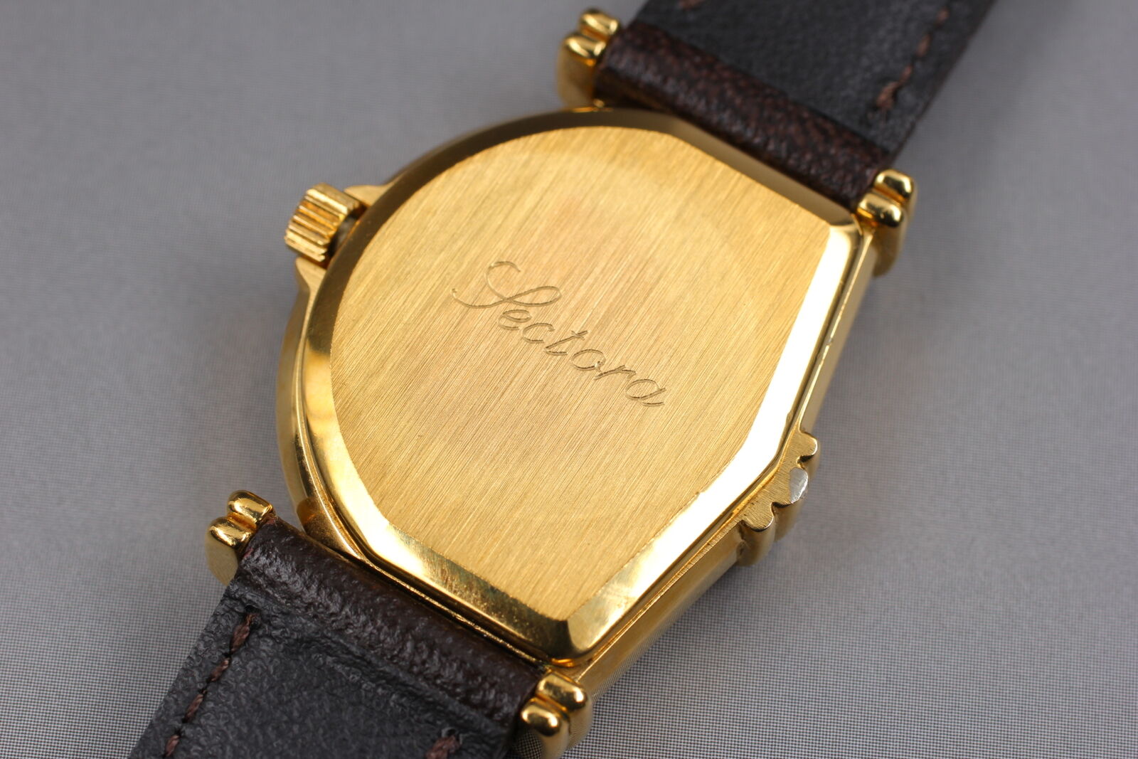 New battery [Exc+5] Jean d'eve Sectora Gold 25mm Women's Vintage Quartz Watch JP