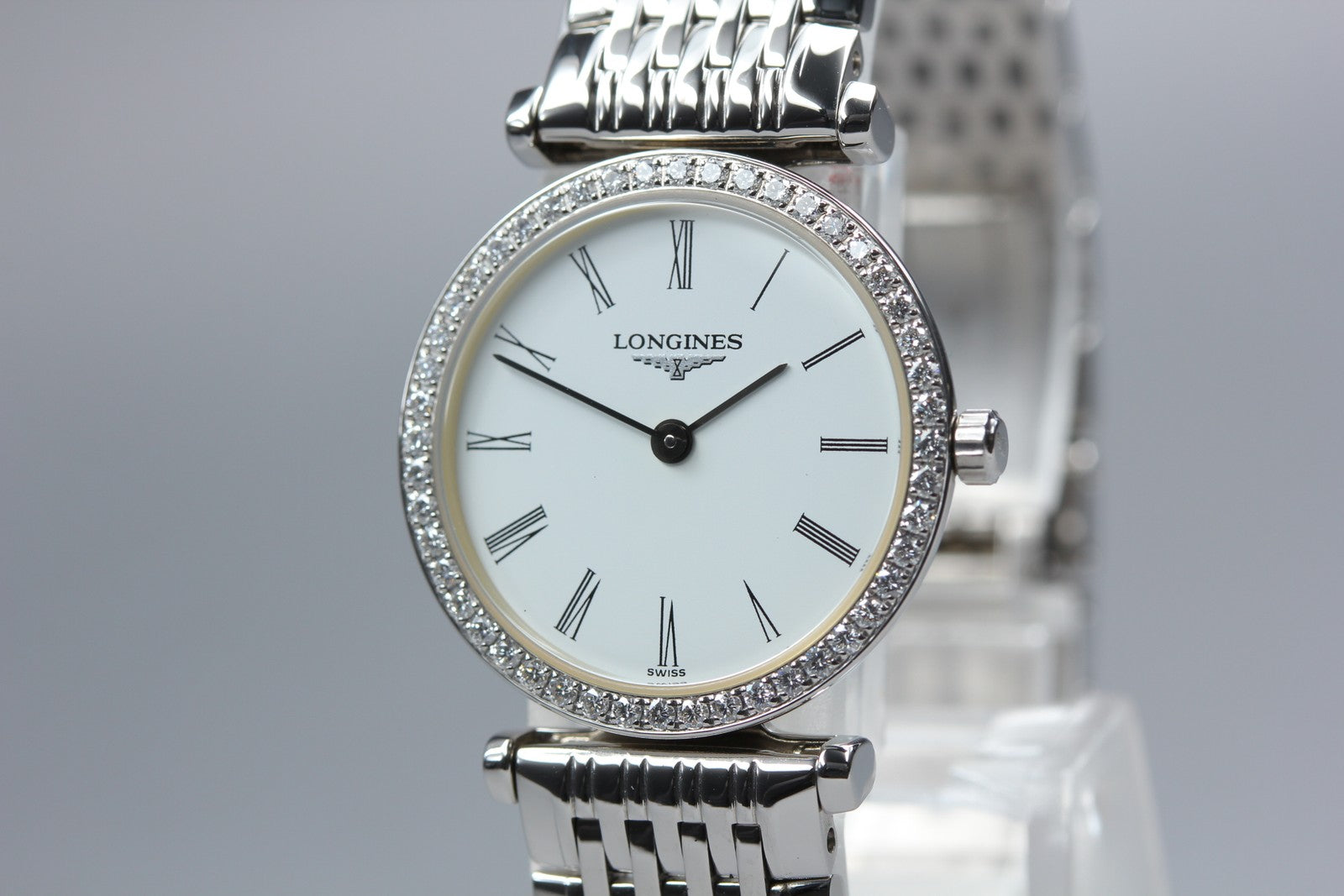 LONGINES La Grande Classique L4.241.0 Diamond Bezel Women's Quartz Watch [Box]