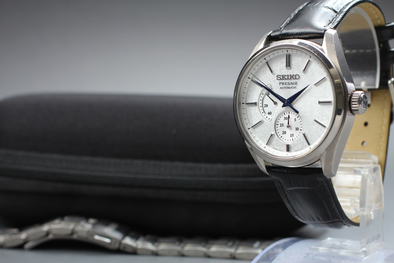 [Exc+5] SEIKO Presage Prestige Line 6R27-00H0 SARW041 AT White Men's Watch JAPAN