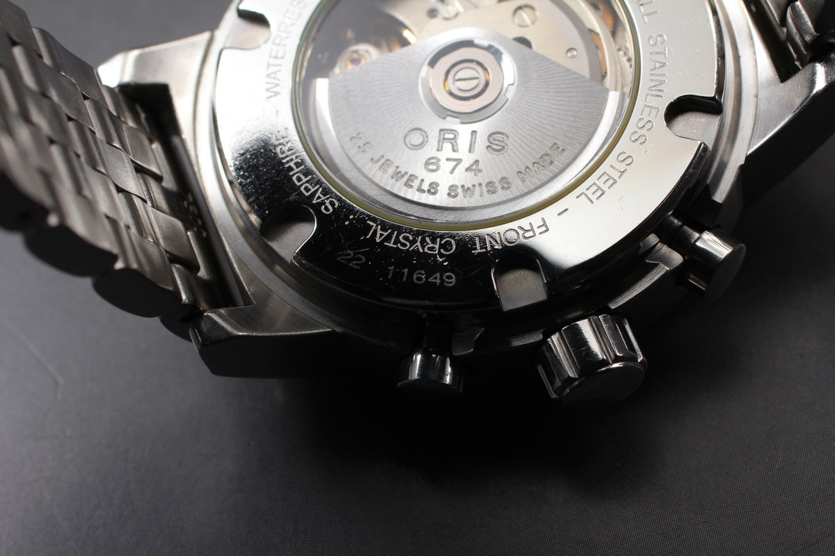 [Exc+5] ORIS Big Crown 7511 Automatic Chronograph Black Dial Silver Men's Watch