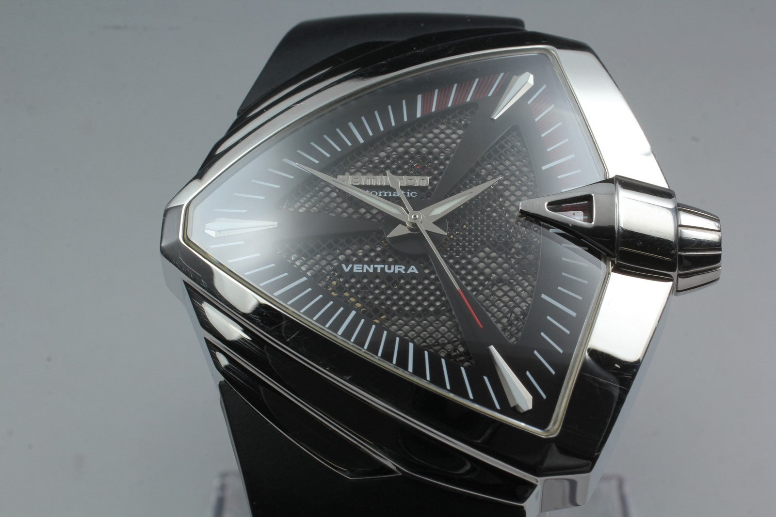 [Exc+5] HAMILTON Ventura XXL H246551 Black 45mm Automatic Men's Watch From JAPAN