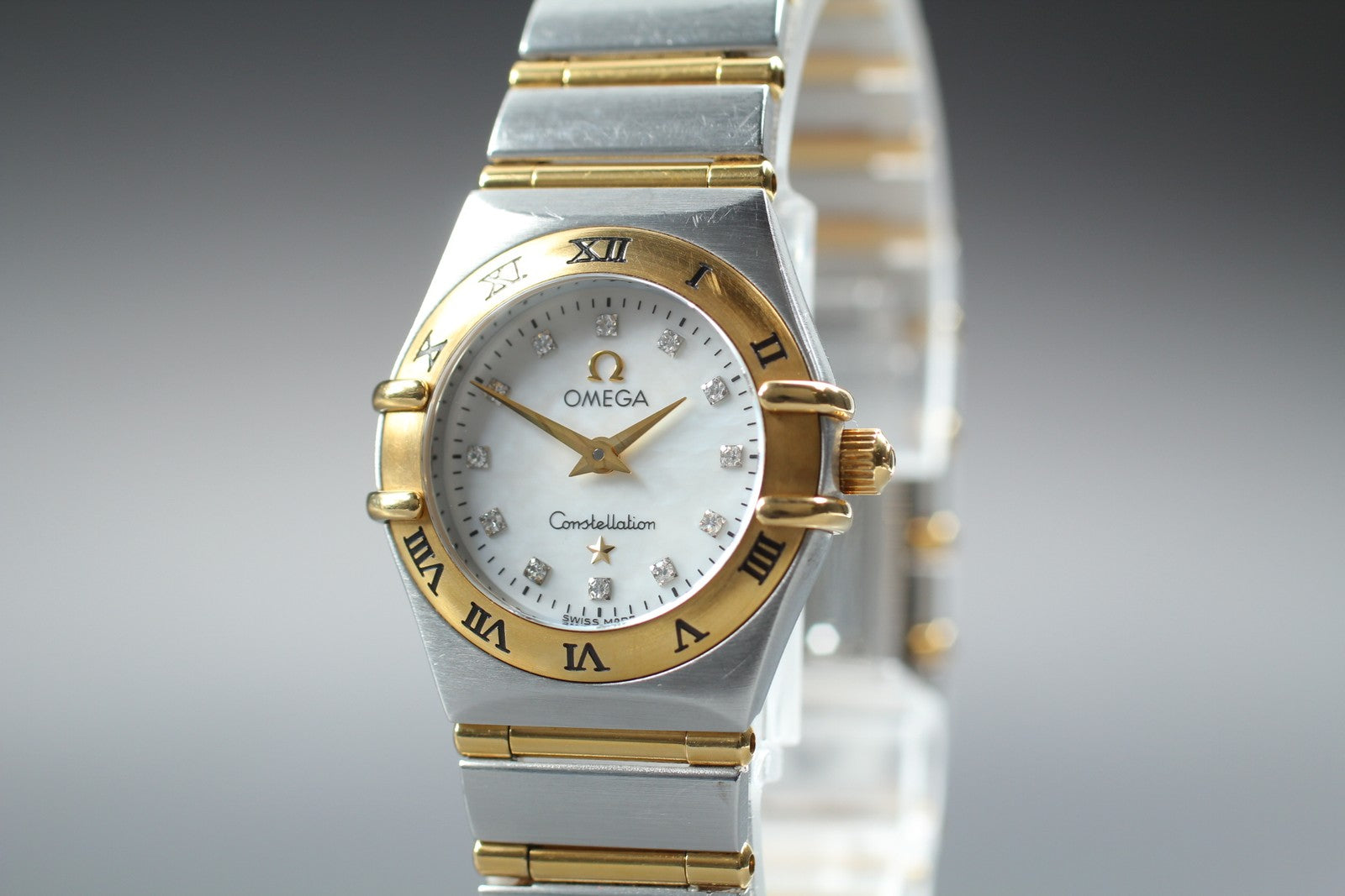 [Exc+5 Box] OMEGA Constellation Mini 795.1203 Diamond 22mm Quartz Women's Watch