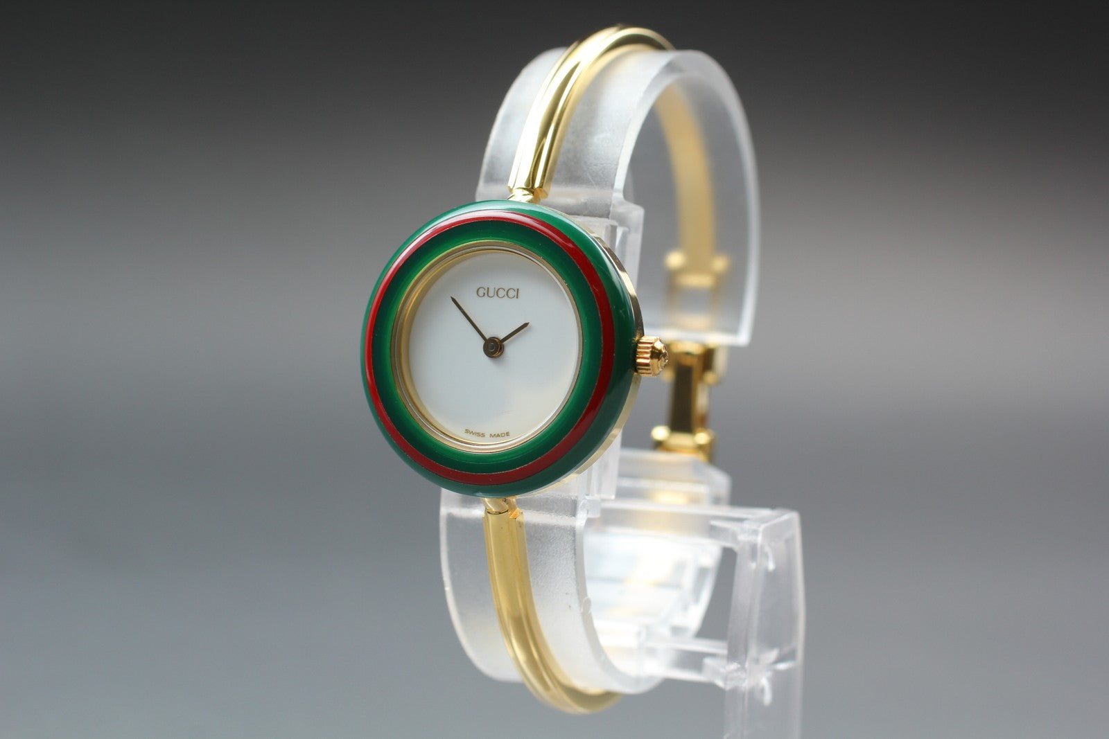 New Batt Vintage GUCCI change bezel 11/12.2 Quartz Women's Watch 25mm JAPAN Box