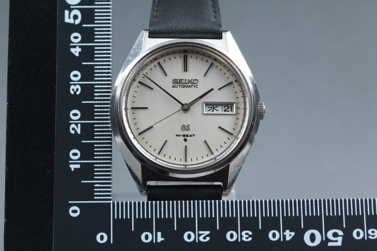 overhauled SEIKO Grand Seiko GS 5646-7010 Silver Manual Men's Watch 35mm JAPAN