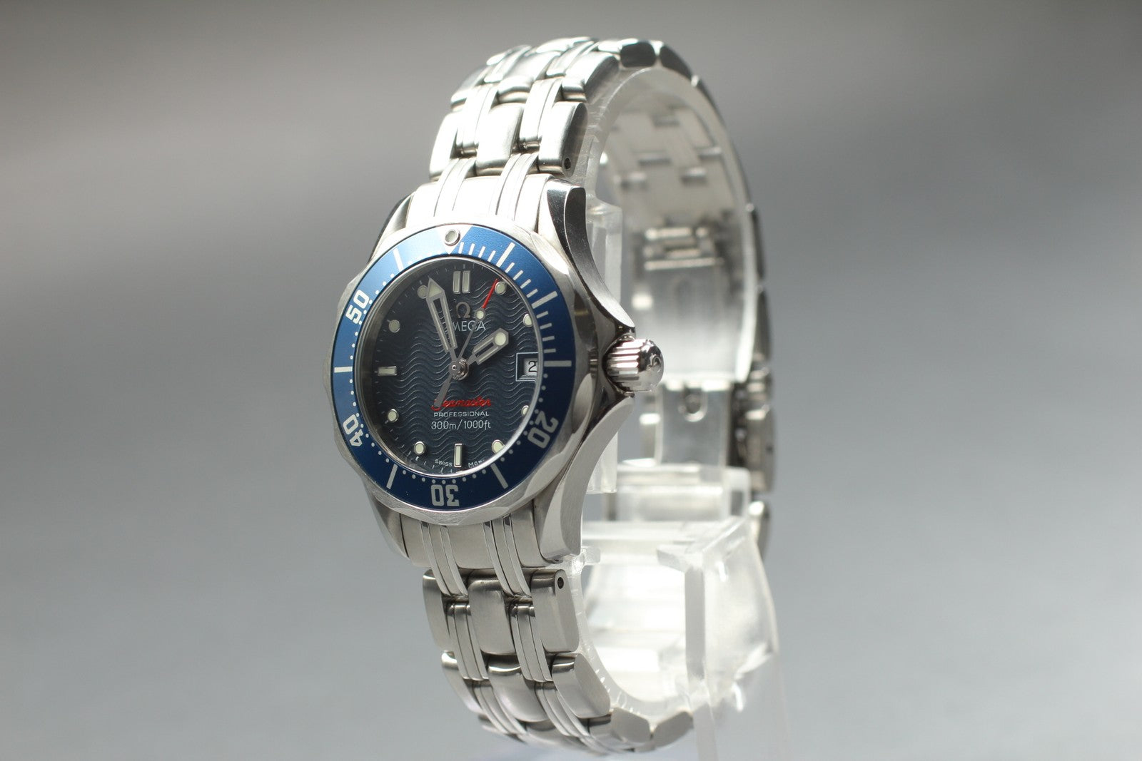 New Batt[N MINT]Box OMEGA Seamaster Professional 2224.8 Cal.1424 Ladies Quartz