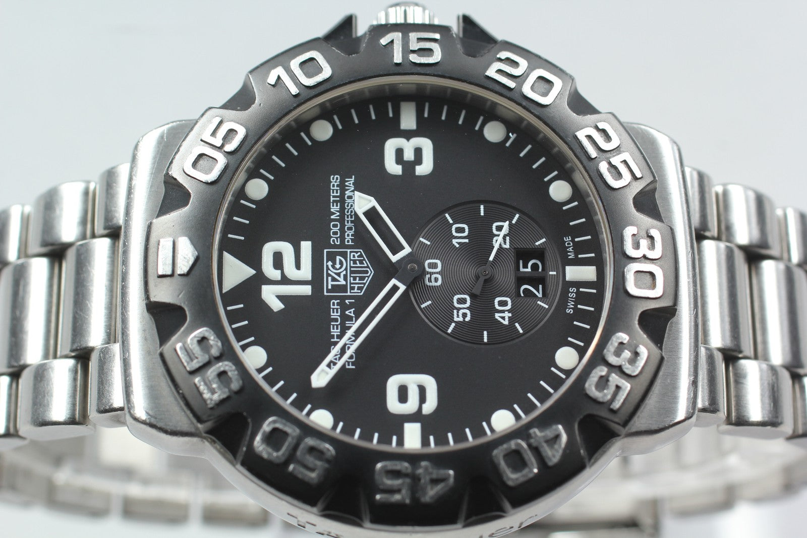 TAG Heuer Formula 1 WAH1010 Black Dial Quartz Men's Watch 44mm From JAPAN
