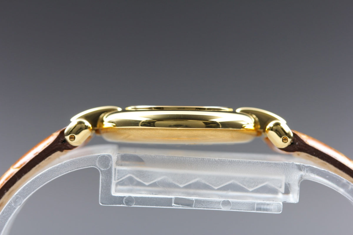 Cartier Must Colisee Vermeil 1902 Gold Women's Quartz Watch Vintage [Pouch]
