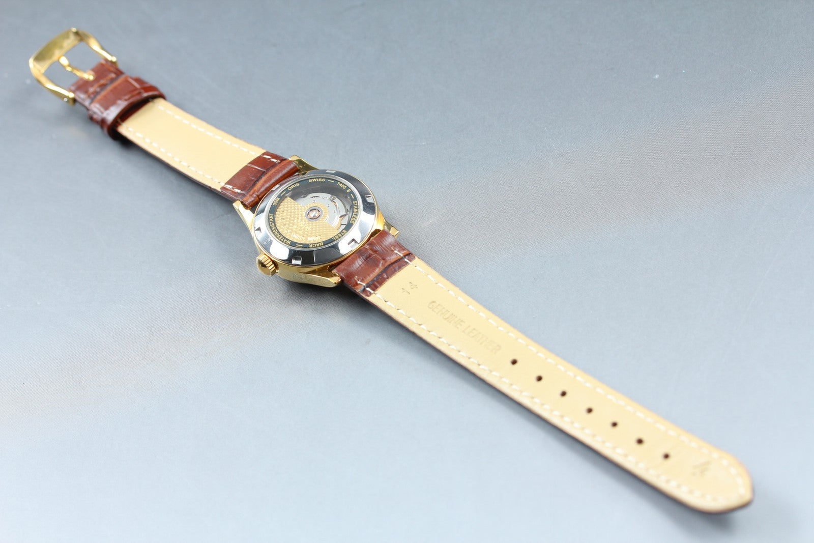 [Exc+5] ORIS Pointer Date 7405B Gold Brown 26mm Automatic Women's Watch