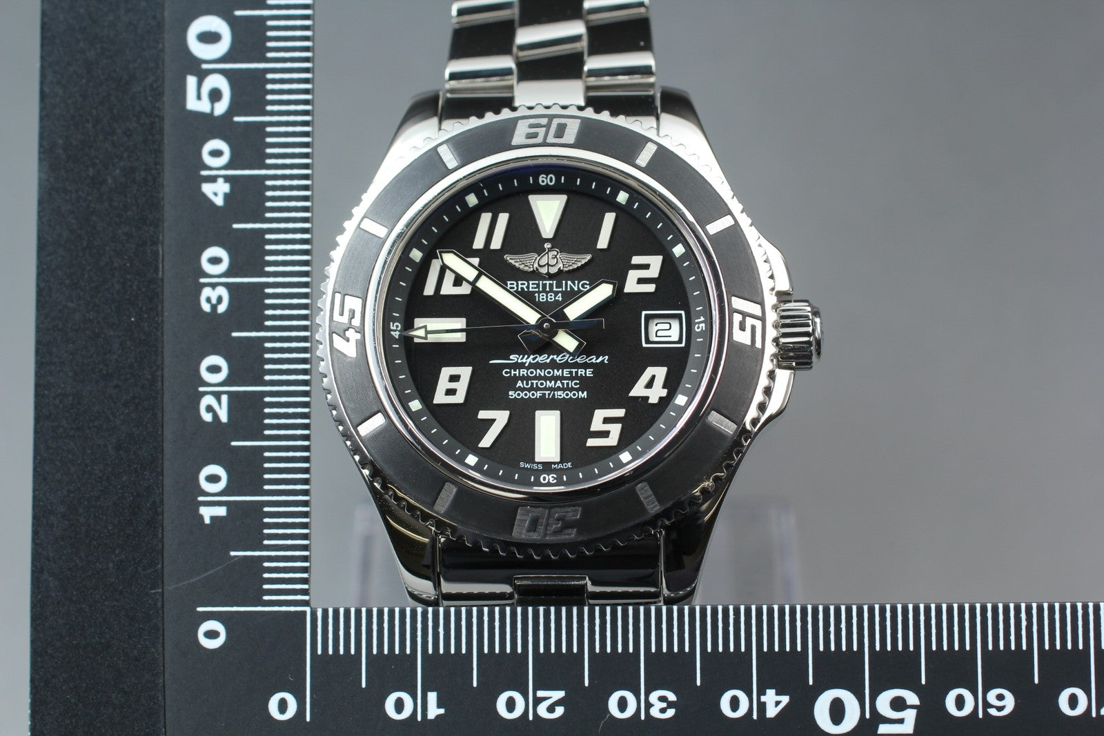 [Polished Box] Breitling Superocean 42 A17364 Black 42mm Automatic Men's Watch