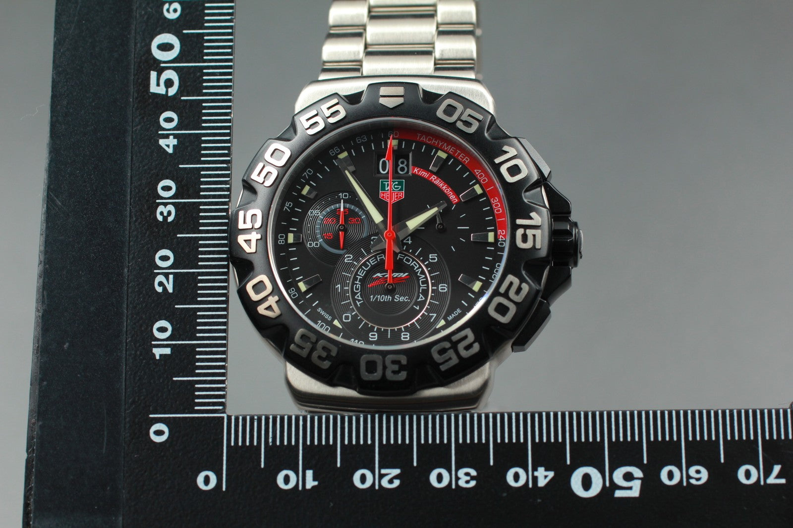 N MINT*Box TAG Heuer Formula 1 CAH1014 Quartz Black Dial Men's Watch 44mm JAPAN