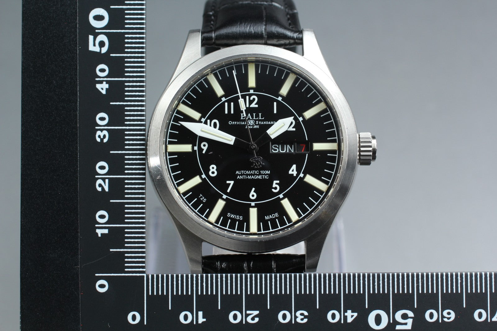 Ball Engineer Master II Aviator NM1086C Automatic Black Men's Watch 44mm JAPAN