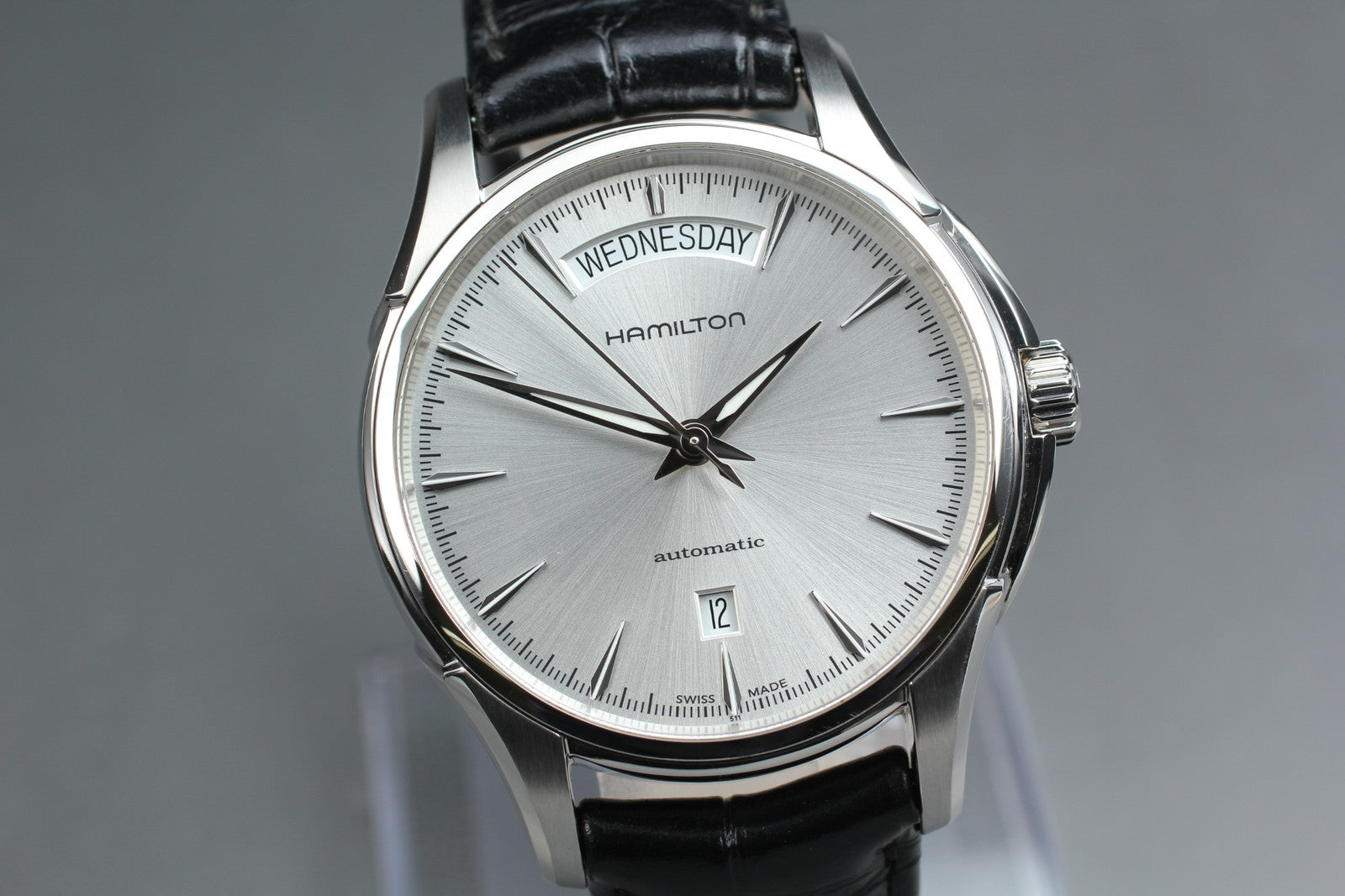 Hamilton Jazzmaster H325051 Day/Date Automatic Men's Watch 40mm JAPAN Box