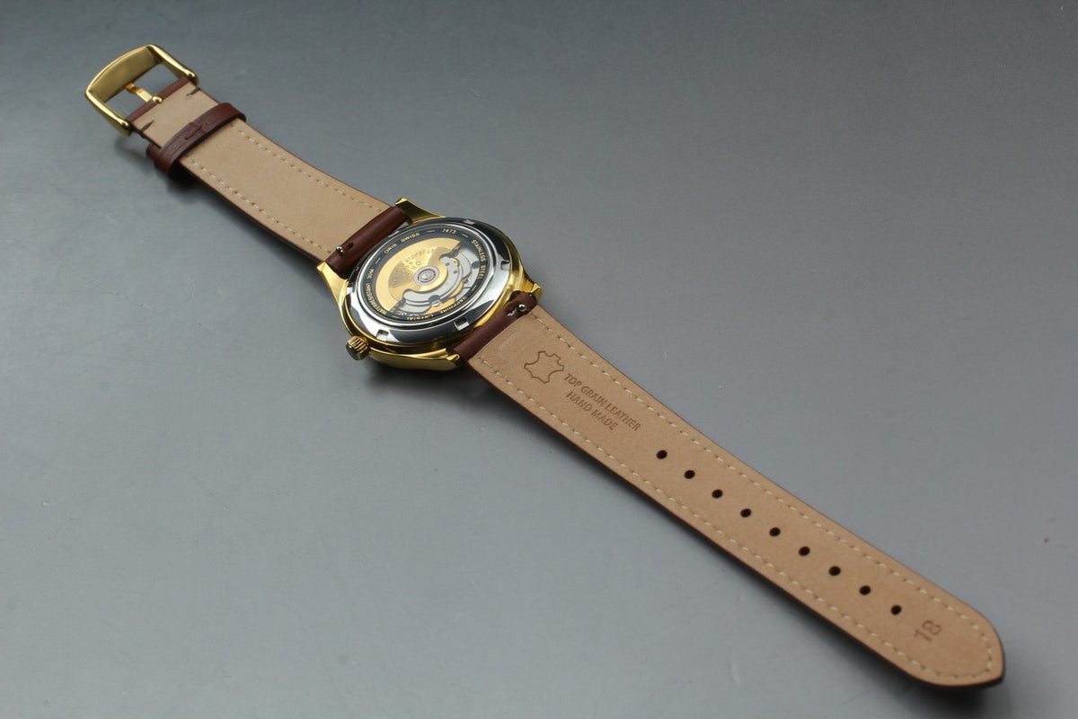 [Exc+4 Box] ORIS Classic Regulator 7473 Gold 35mm Automatic Men's Watch JAPAN