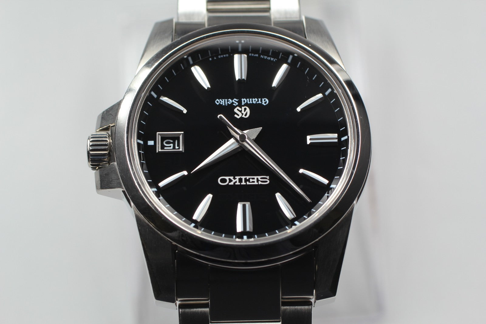 [Exc+5] Grand Seiko 9F62-0AA1 SBGX055 Date 37mm Quartz Men's Watch JAPAN