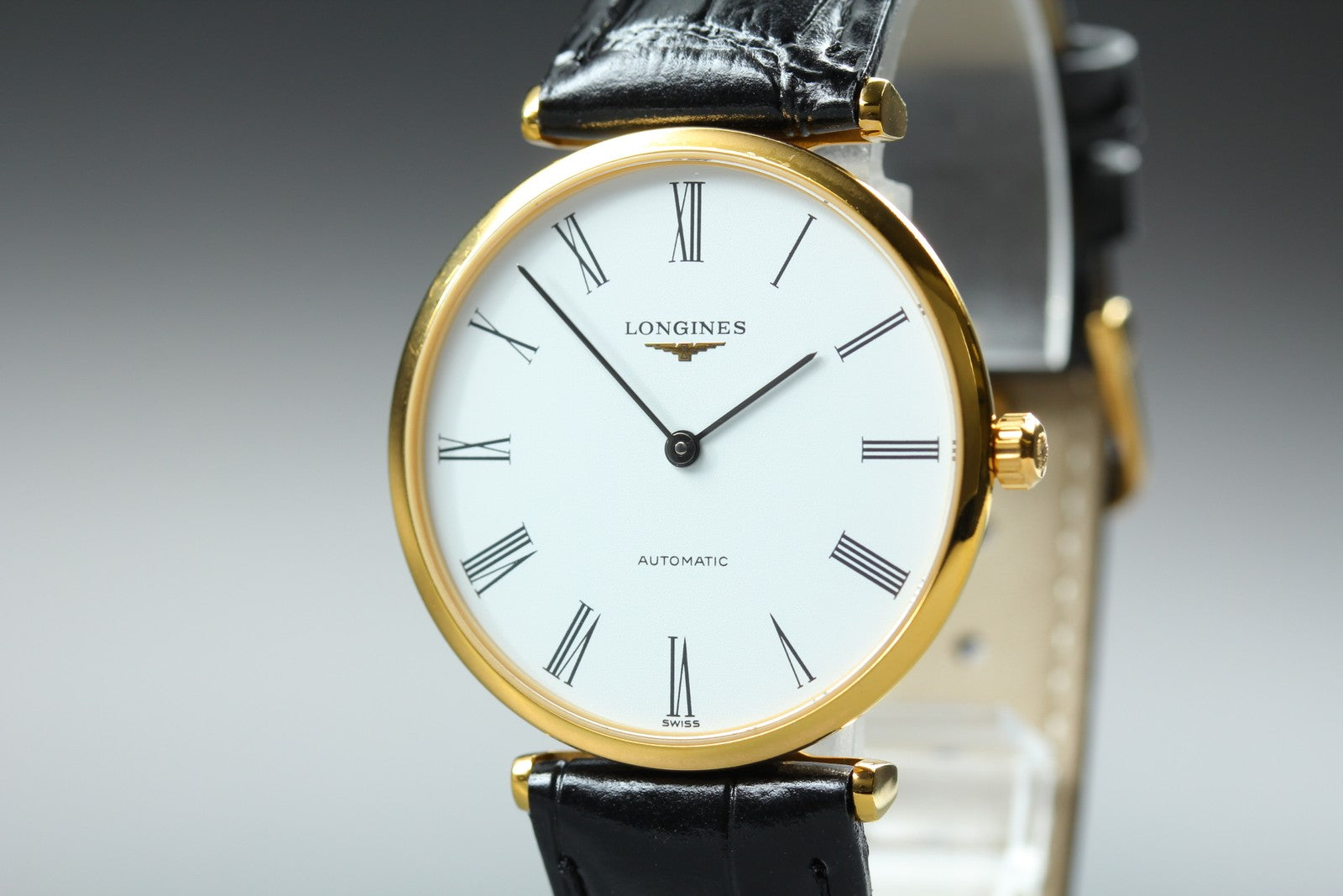 LONGINES La Grande Classique L4.708.2 Automatic White Men's Watch 34mm JAPAN