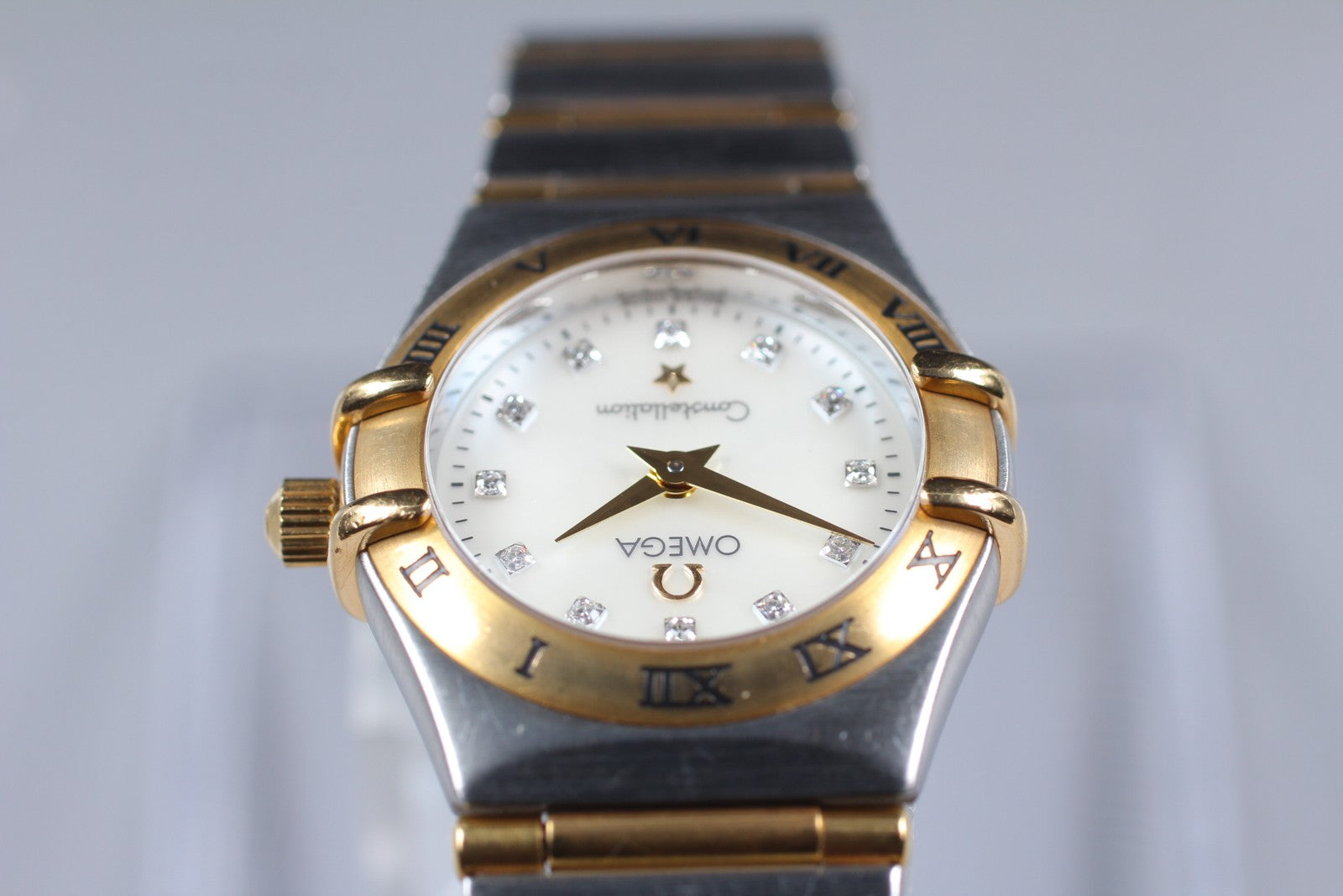 [Exc+5] OMEGA Constellation Cal.1456 12P Diamond 22mm Quartz Women's Watch