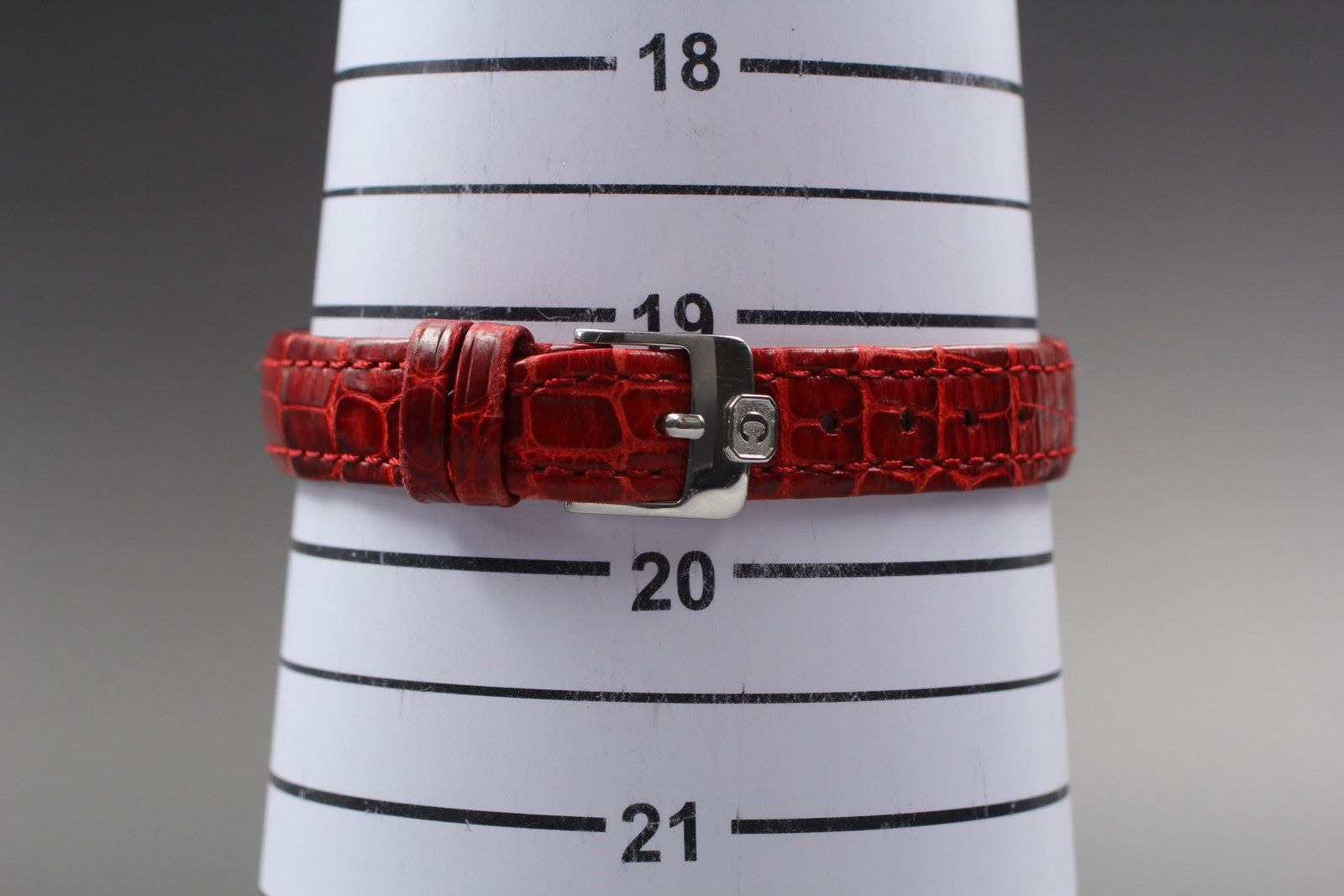 EXC+5 Chopard Happy Sports 27/8245-42 Heart Diamond Red Silver Qz Women’s Watch