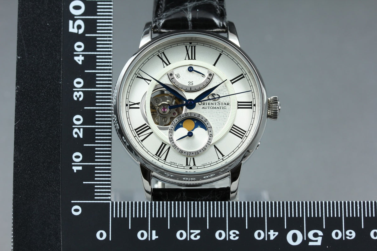 ORIENT STAR Mechanical Moon Phase F7M6-UAB0 40mm Automatic Men's Watch JAPAN