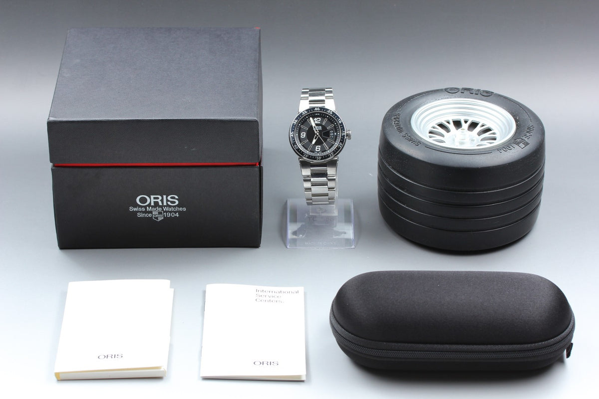 ORIS Williams F1 Team Date 7613 Automatic Black Dial Automatic Men's Watch [Box]