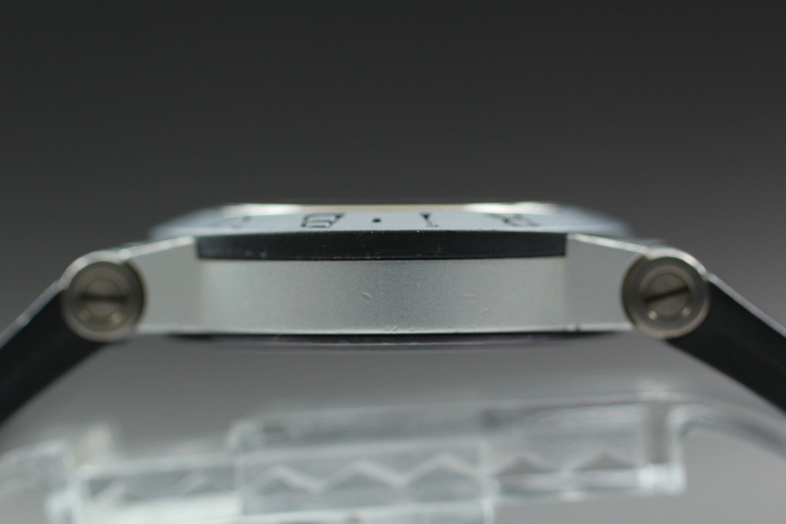 [Exc+5] BVLGARI Alminium AL29TA Silver Black 29mm Women's Quartz Watch JAPAN