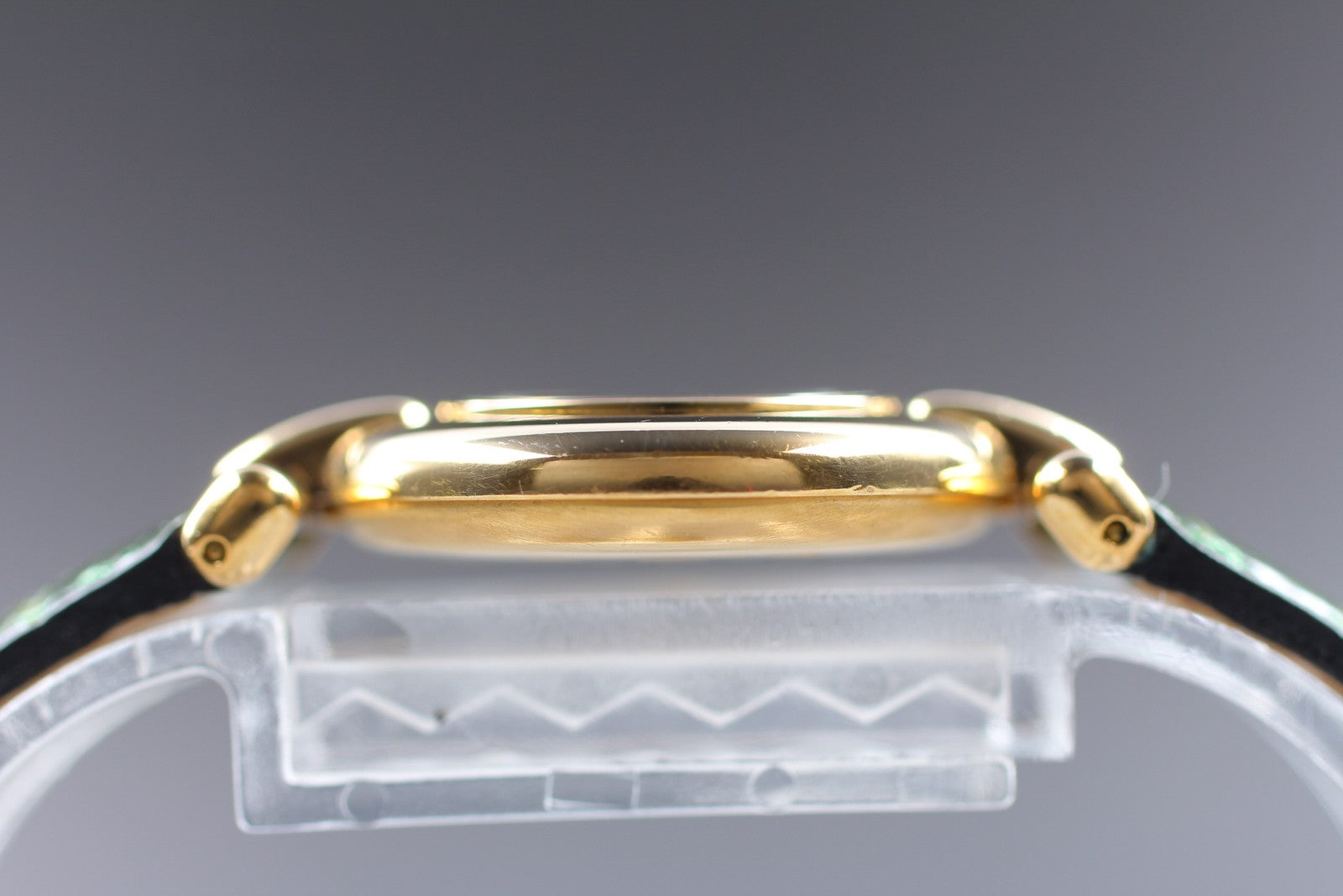 Vintage [Exc+5] Cartier Must Colisee Vermeil 590002 Green Women's Quartz Watch