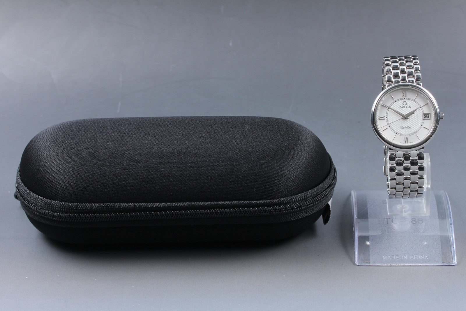 [Exc+5] Omega De Ville Prestige 396.2532 Cal.1532 Silver 33mm Quartz Men's Watch