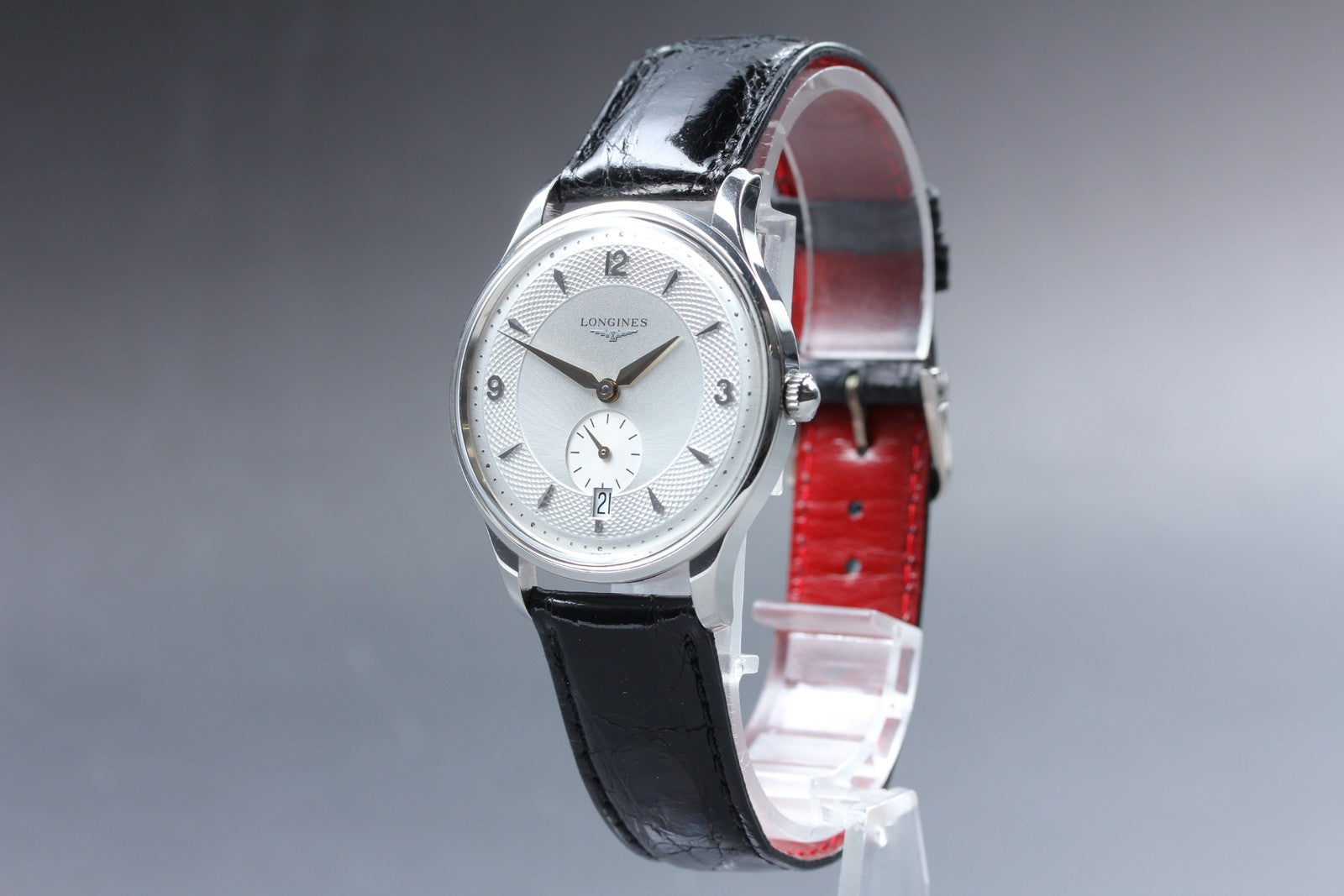 LONGINES  Longines Grand L4.685.4 Silver Automat Men's Watch 35mm From JAPAN