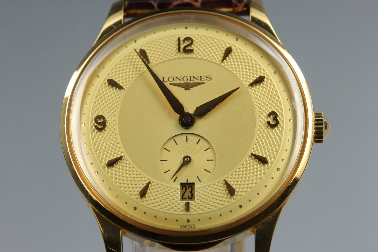 Longines Les Grandes Classiques L4.685.2 35mm Gold Brown Automatic Men's Watch