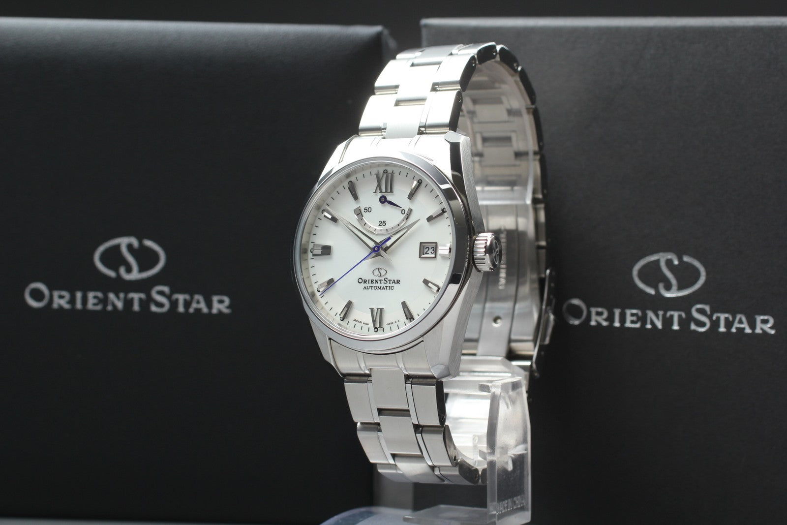 [Near MINT Box] Orient Star F6N4-UAD0 Power Reserve White Automatic Men's Watch