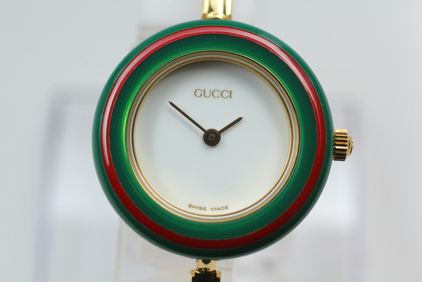 New Batt Vintage GUCCI change bezel 11/12.2 Quartz Women's Watch 25mm JAPAN Box