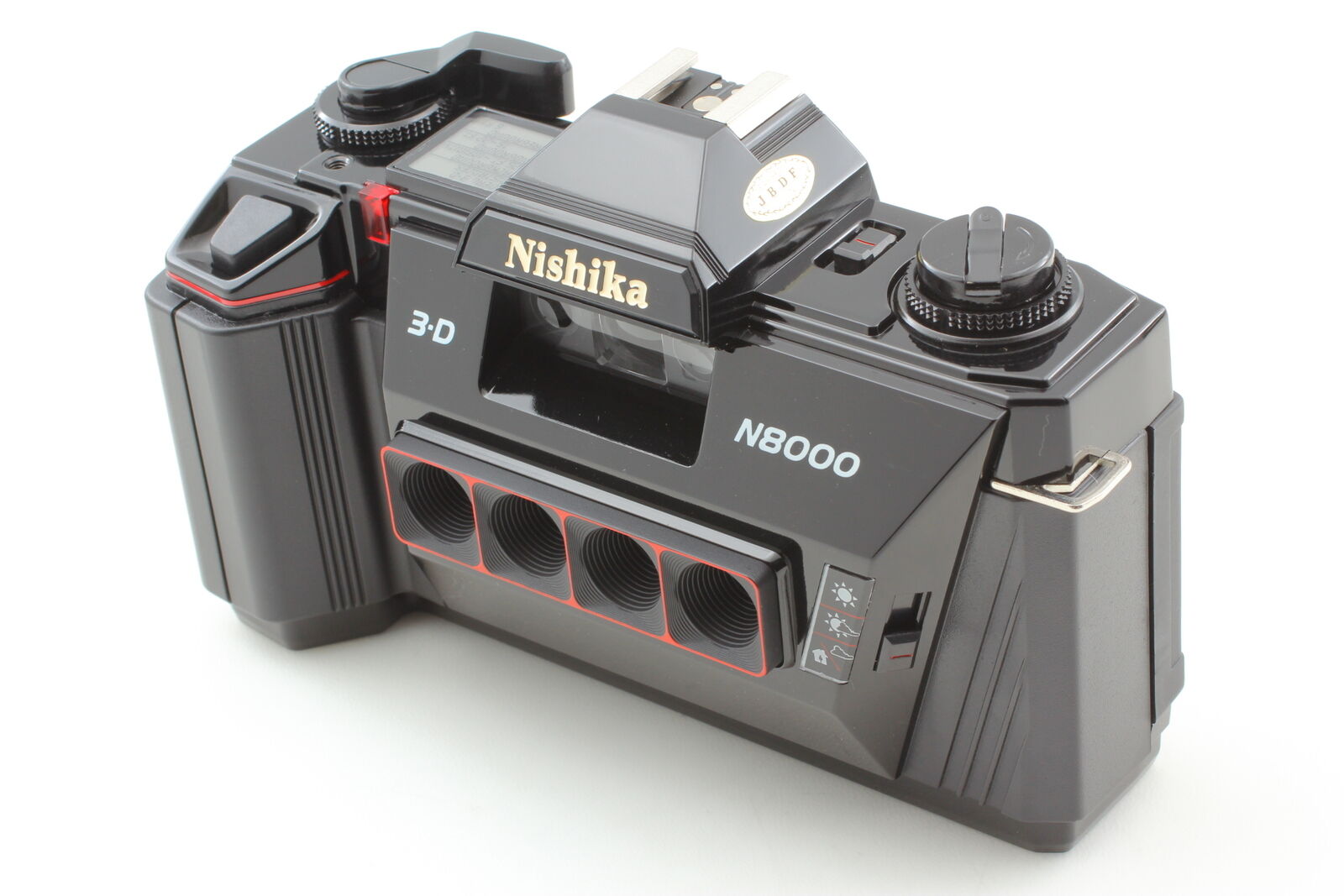 [MINT Box Set] Nishika N8000 3D 35mm Film Camera Twin Light From JAPAN