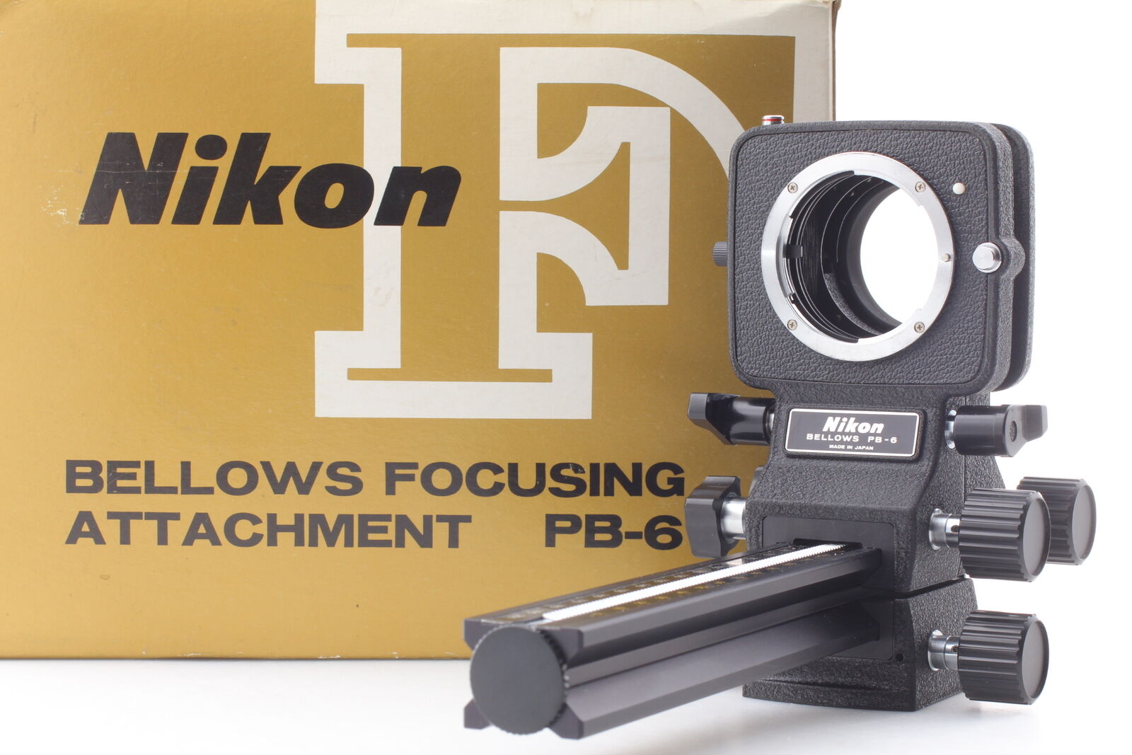 NOS [Top MINT w/Box] Nikon PB-6 Extension Bellows Focusing Attachment F JAPAN