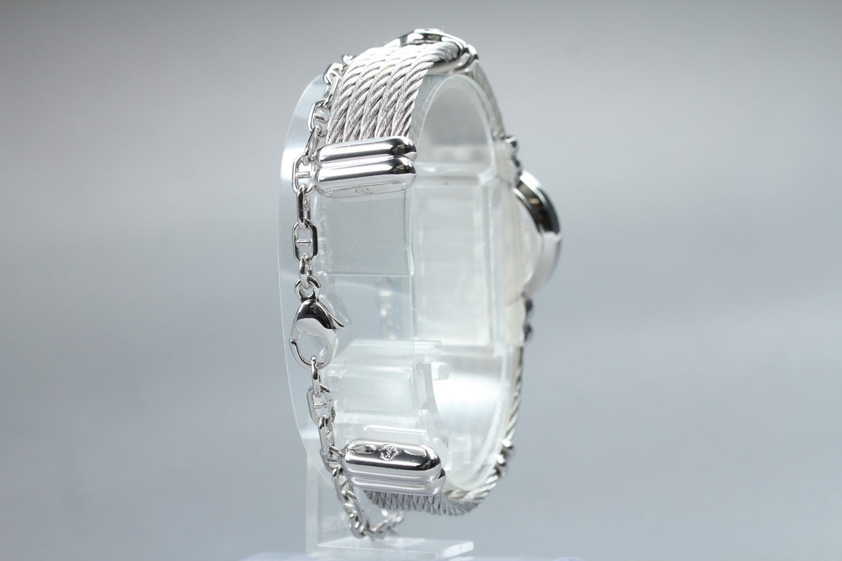 PHILIPPE CHARRIOL St.Tropez Pink 12P Stones 6009908 24mm Qz Women's Watch [Box]
