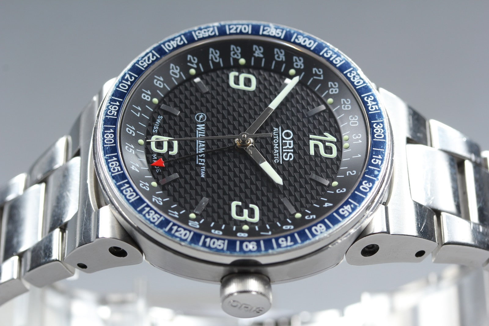 ORIS Williams F1 Team Pointer Date 7585 Automatic Men's Watch 42mm JAPAN Box