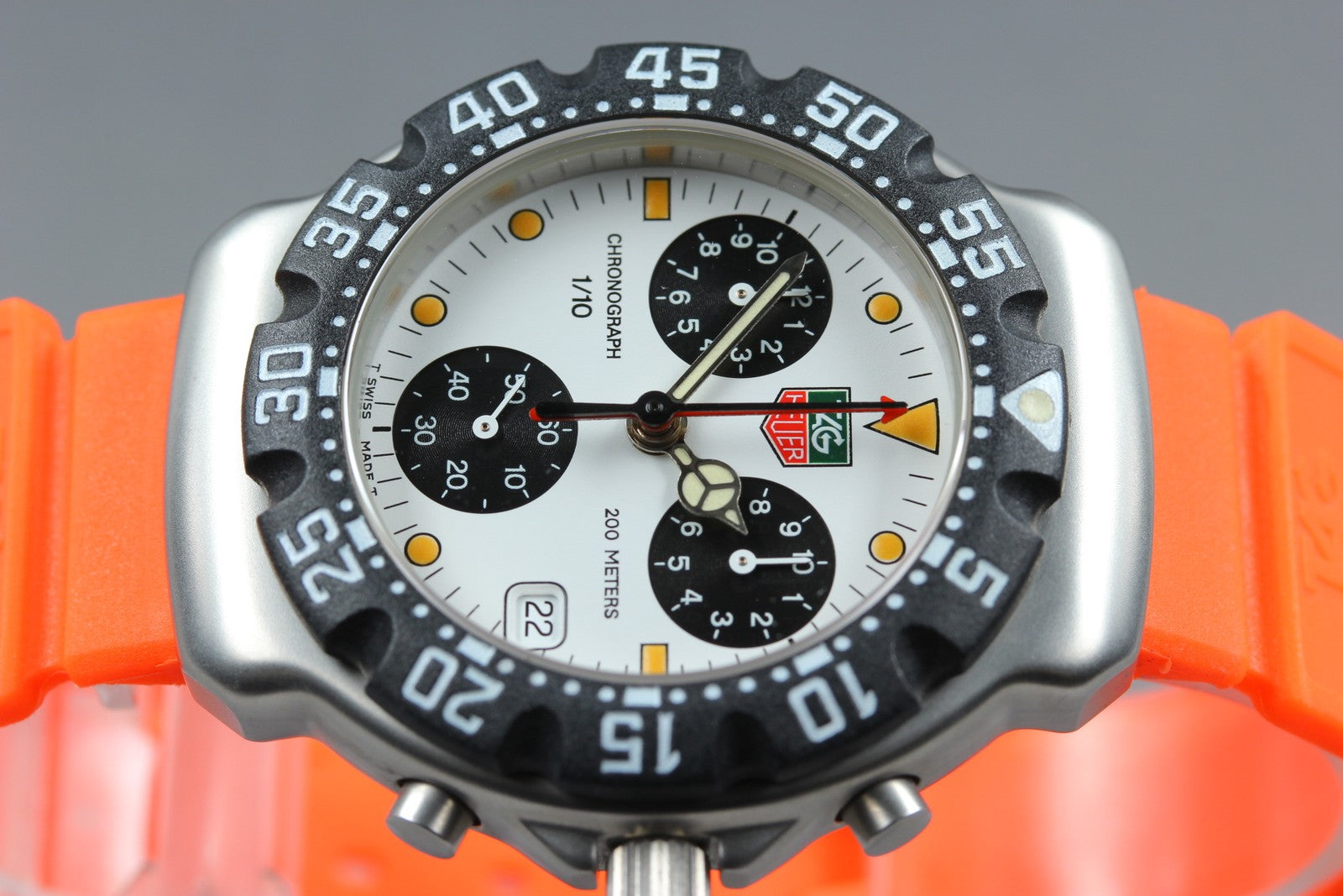 New Batt TAG HEUER Formula 1 CA1212-R0 Quartz Chronograph Men's Watch 37mm JAPAN