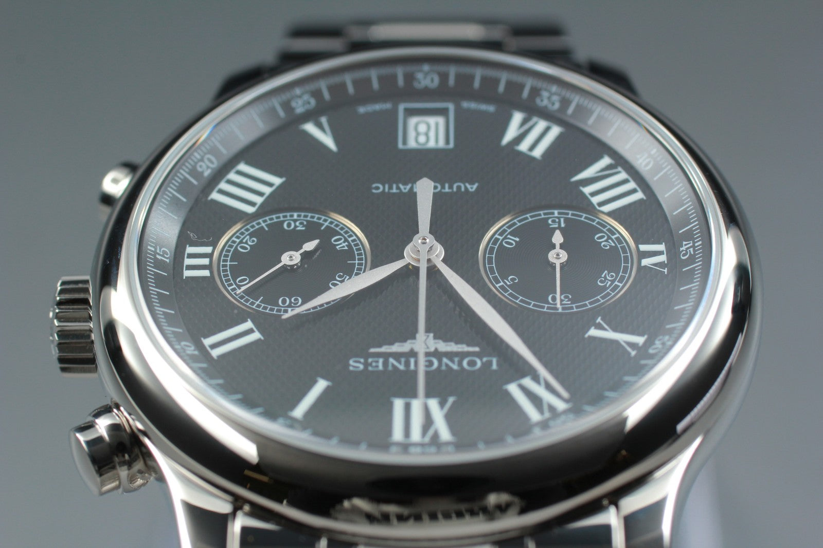 LONGINES Master Collection L2.669.4 Black Automatic Men's Watch 38mm JAPAN Box