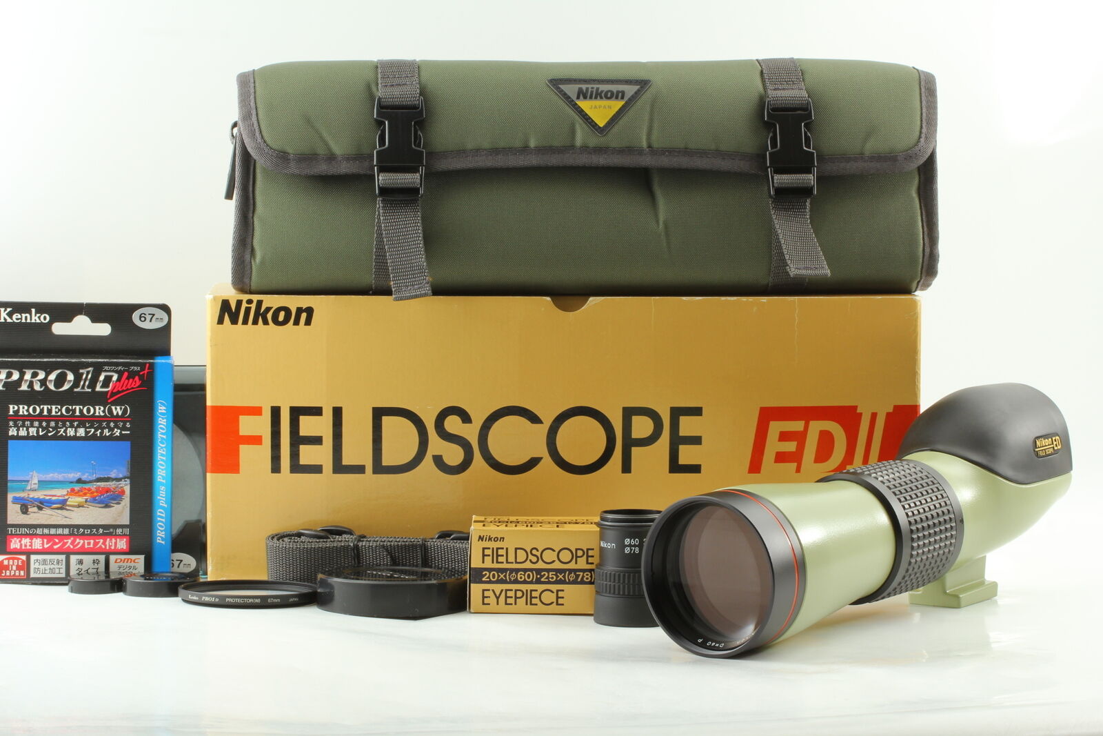 [ BOXED N MINT+++] Nikon Fieldscope Field Scope ED II D60 20x Eyepiece JAPAN