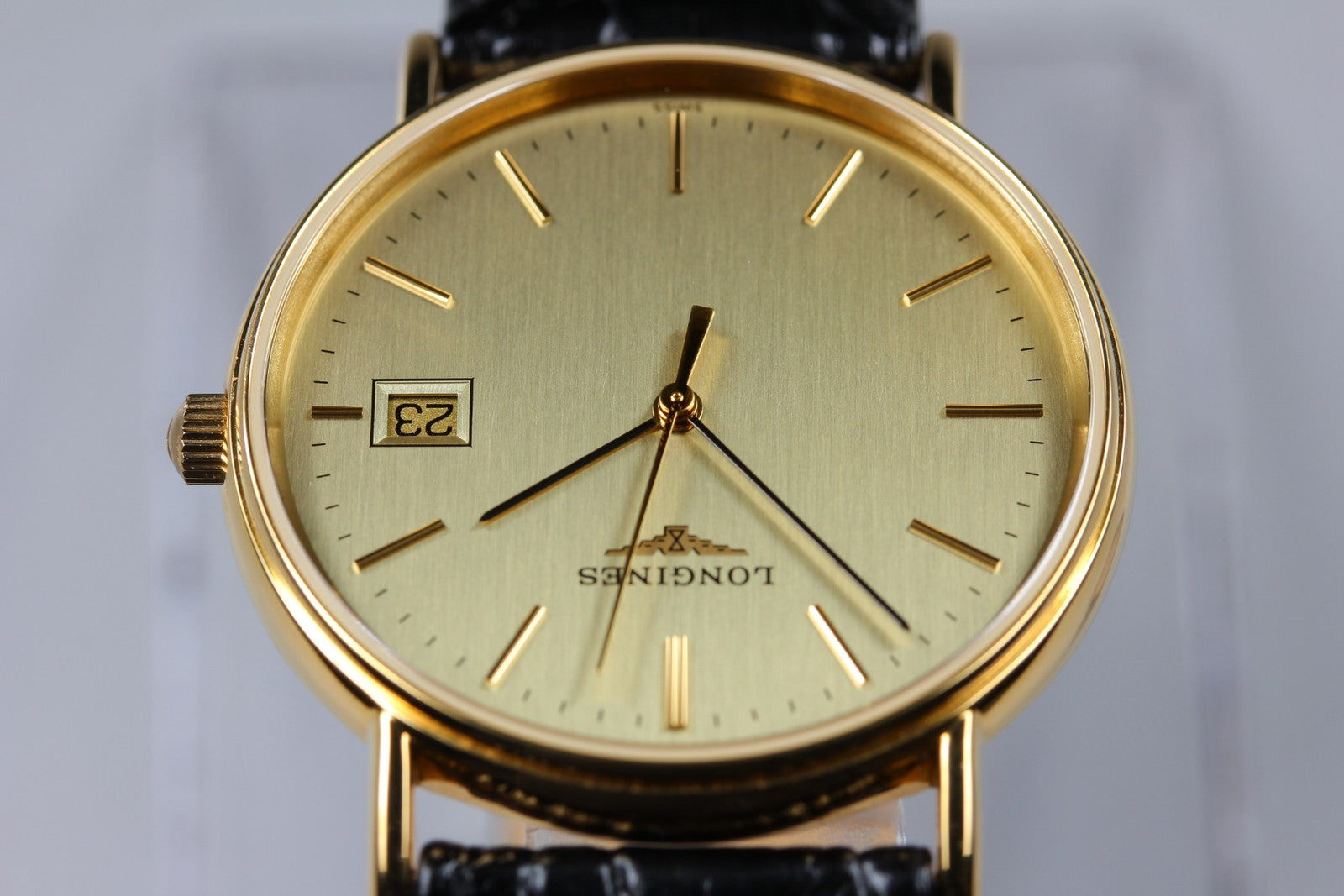 New Batt LONGINES Grand Classic L4.720.2 Quartz Men's Watch 32mm JAPAN