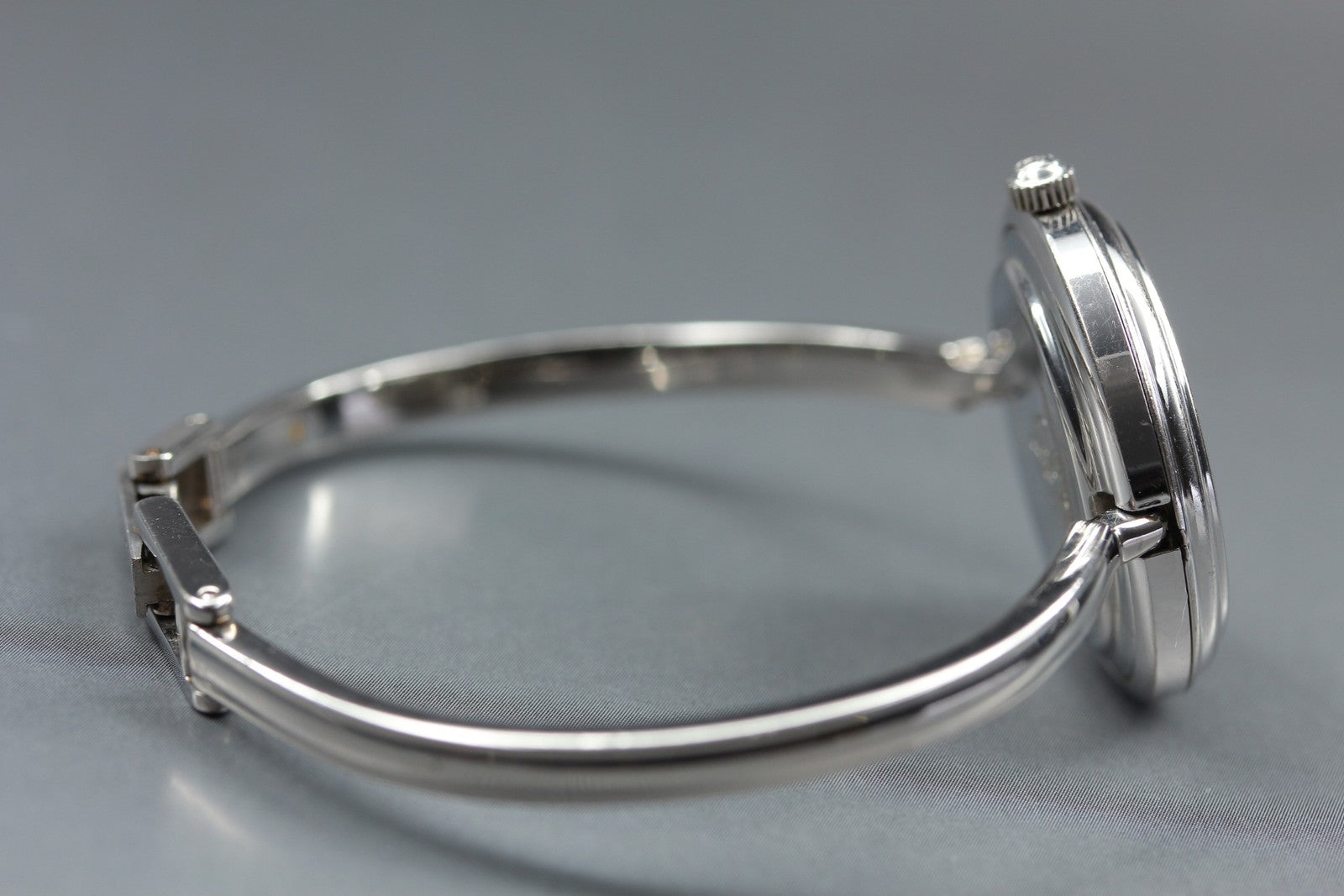 Vintage Gucci Change Bezel 11/12.2 Silver White Dial Women's Qz Watch [15.25cm]