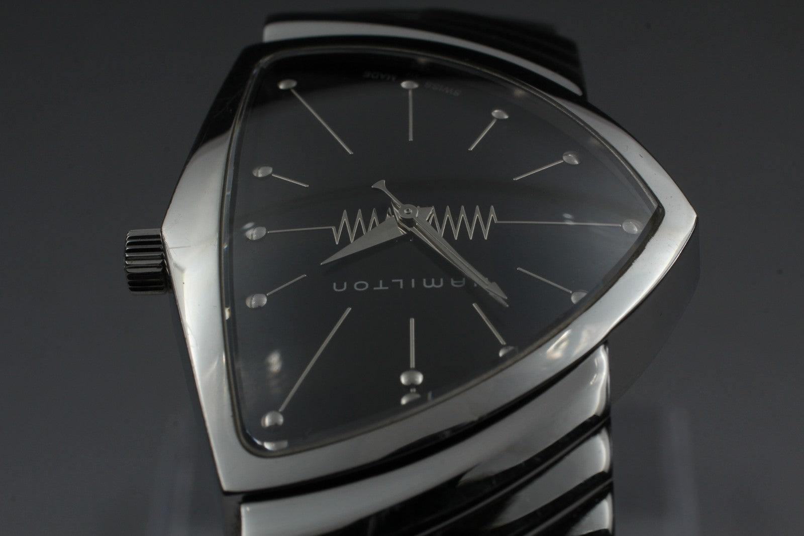 New Batt[Exc+5] Hamilton Ventura H244810 Elvis Presley 75th Limited Quartz Watch
