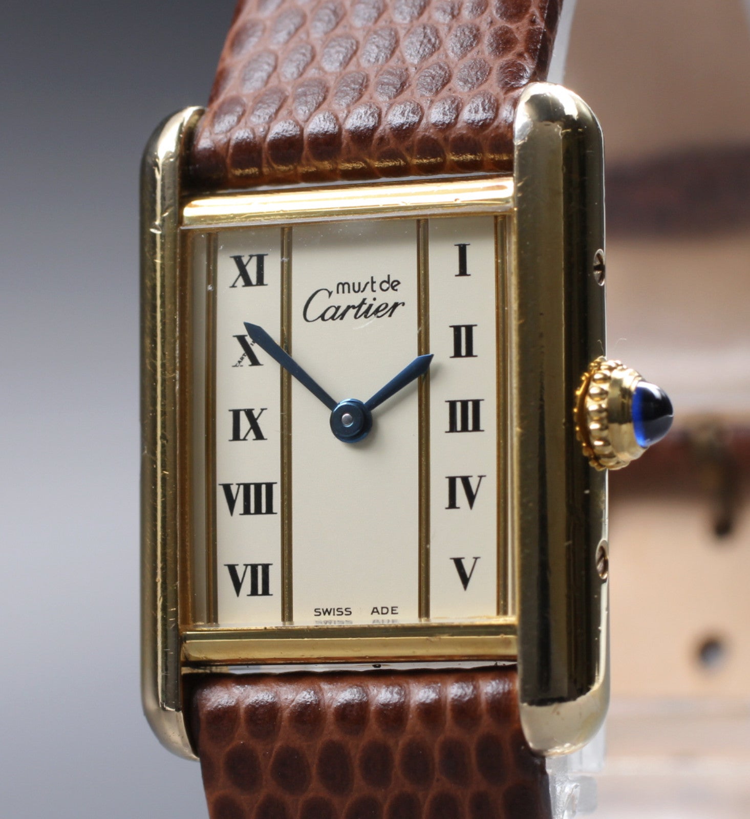Vintage [Exc+5] Cartier Must de Cartier Tank 5057001 SM 20mm Women's Qz Watch