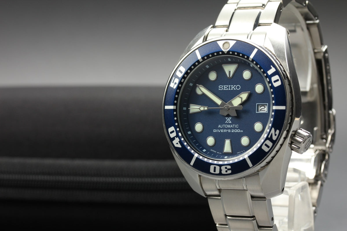 SEIKO Prospex 6R15-00G0 Automatic Diver's Blue Dial Men's Watch 45mm JAPAN