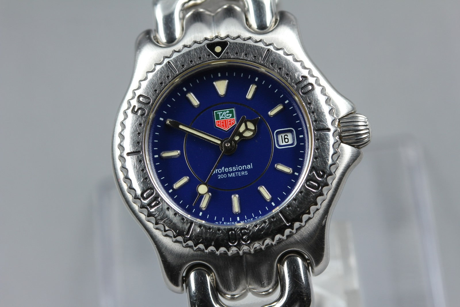 TAG HEUER SEL Professional WG131A Quartz Blue Dial Women's Watch 28mm From JAPAN