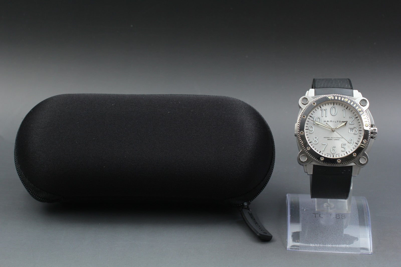 Hamilton Khaki Aviation H785550 Automat Silver Dial Date Men's Watch 42mm JAPAN