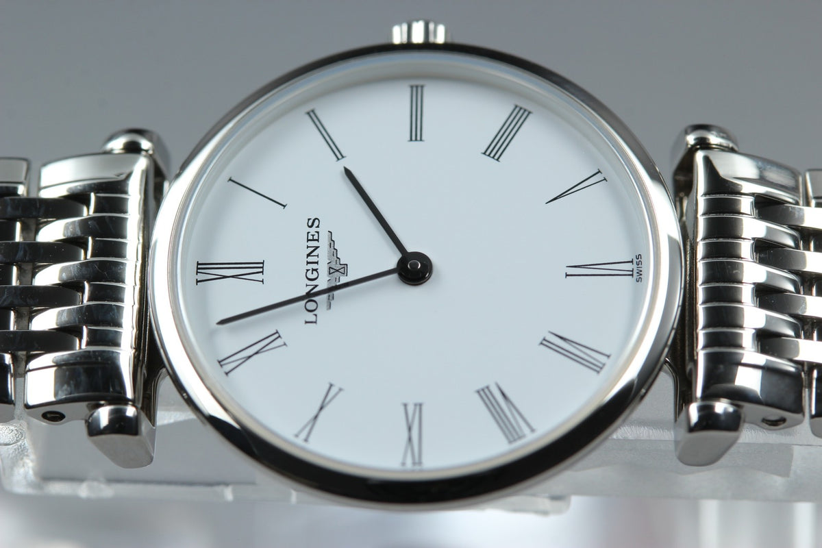LONGINES La Grande Classique L4.209.4 Quartz White Women's Watch 24mm JAPAN Box