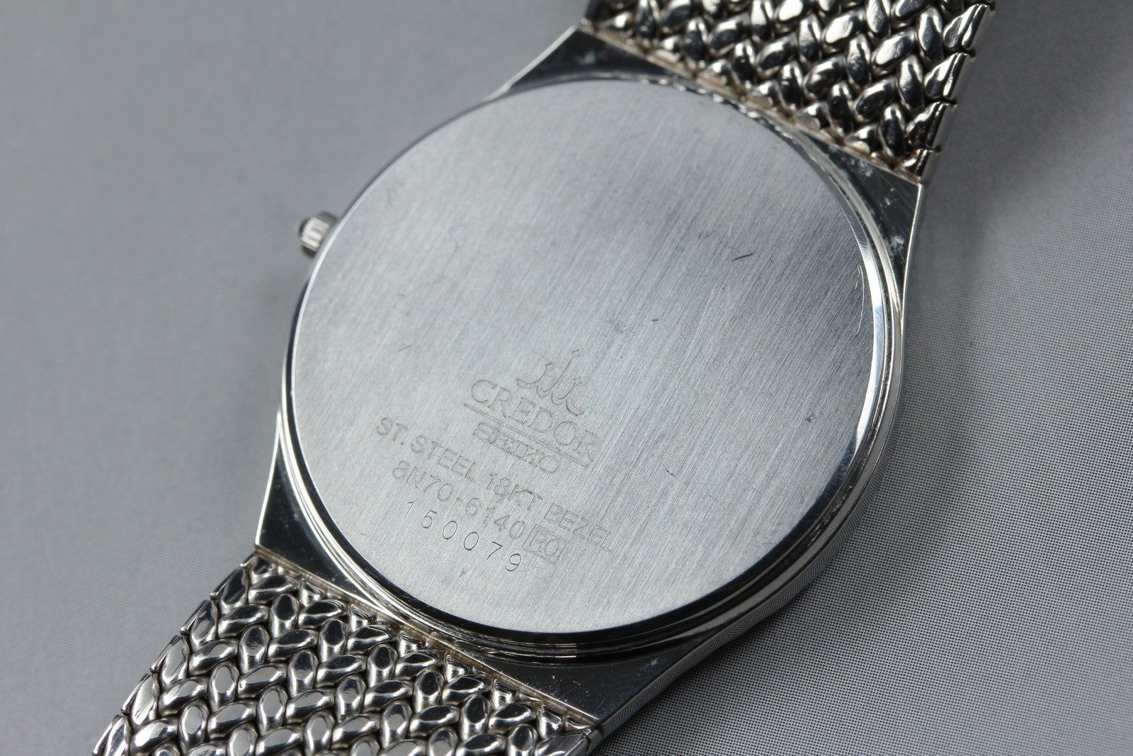 [Exc+5] SEIKO CREDOR 8N70-6140 31mm Diamond Unisex Quartz Watch From JAPAN