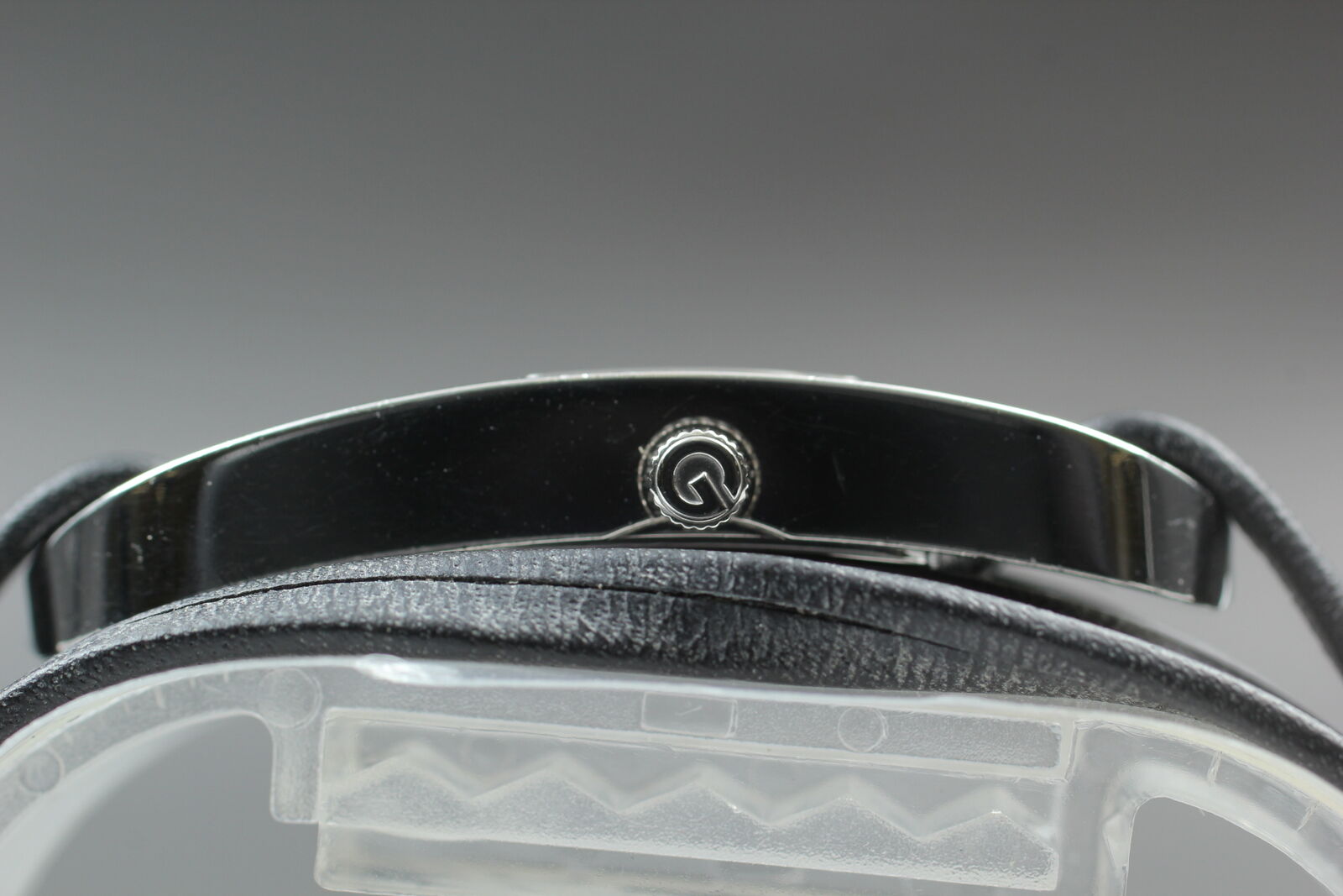 New Battery [Exc+5] Gucci 6100L Black Dial Silver Vintage Women's Qz Watch JP